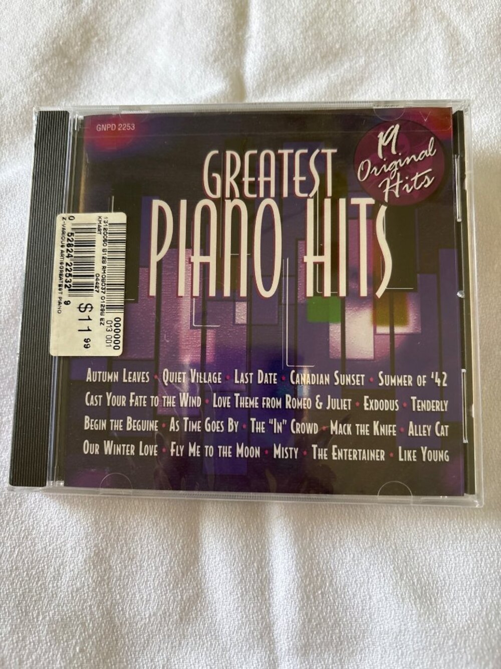Greatest Piano Hits CD Featuring 19 Original Tracks From Artists Like Roger Will